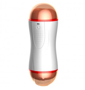 YueAi - SOCCI Dual-Hole Interactive Vibration Mastubator Cup (Chargeable - Vaginal + Oral Sex)